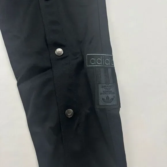 NWT Adidas Women’s Club Adibreak Black Snap Leg Track Pants Activewear Size 4 - Picture 5 of 14